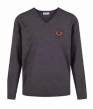 Jumper - Unisex (Grey) with Logo - Charnwood College